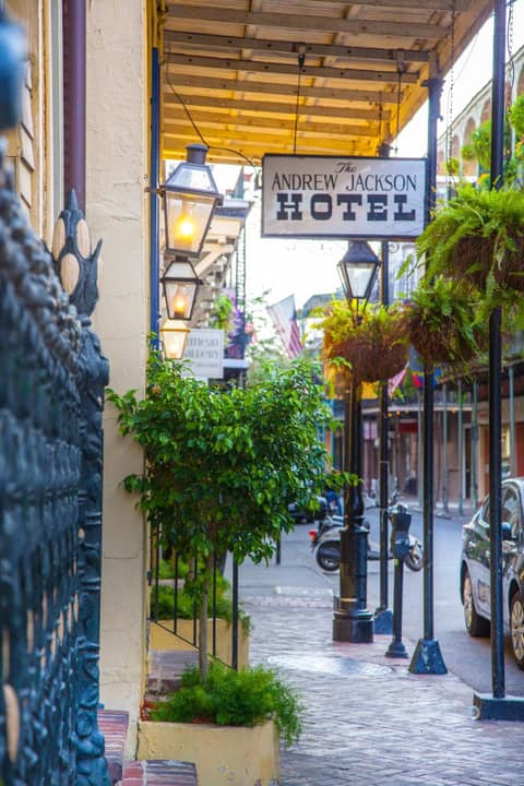 Andrew Jackson Hotel French Quarter — entrance