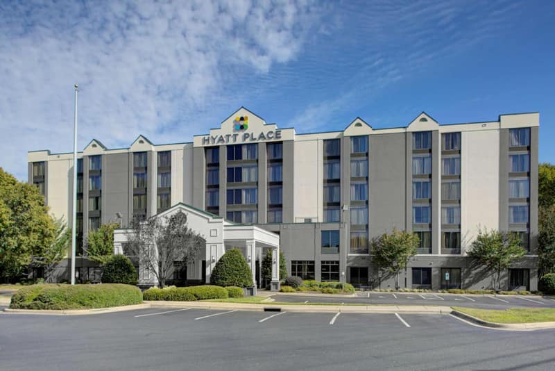 Hyatt Place Charlotte Airport Billy Graham Parkway — building
