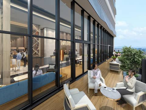 The Gate Hotel Fukuoka by Hulic — balance & terrace