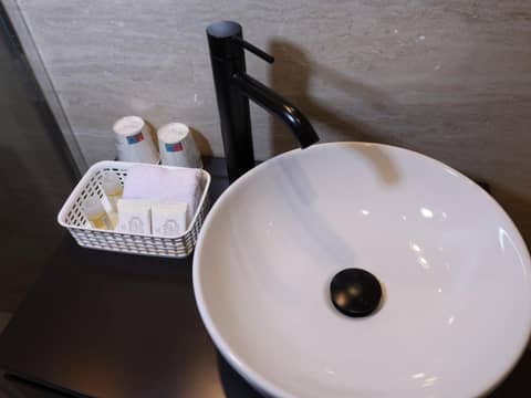 Hotel America — bathroom